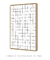 Quadro Decorativo Grid Branco - loja online