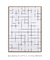 Quadro Decorativo Grid Branco - comprar online