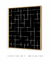 Quadro Decorativo Grid Preto Quadrado - loja online