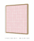 Quadro Decorativo Grid Rosa Quadrado - loja online