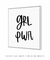 Quadro Decorativo GRL PWR Quadrado - Rachel Moya | Art Studio - Quadros Decorativos