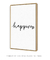 Quadro Decorativo Happiness Minimalista - loja online