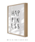 Quadro Decorativo Happiness