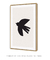 Quadro Decorativo Inspirado Matisse Bird Noir - loja online
