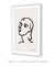 Quadro Decorativo Inspirado Matisse Rosto Feminino Noir - Rachel Moya | Art Studio - Quadros Decorativos