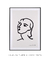 Quadro Decorativo Inspirado Matisse Rosto Feminino Noir na internet