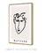 Quadro Decorativo Inspirado Matisse Rosto Noir - loja online