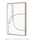 Quadro Decorativo Lines Modern Shapes Neutral 01 - loja online