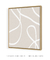 Quadro Decorativo Modern Lines Rose Quadrado - loja online