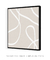 Imagem do Quadro Decorativo Modern Lines Rose Quadrado