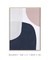 Quadro Decorativo Modern Shapes Azul e Rosa - comprar online