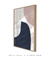 Quadro Decorativo Modern Shapes Azul e Rosa - loja online