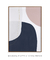 Quadro Decorativo Modern Shapes Azul e Rosa - comprar online