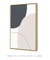 Quadro Decorativo Modern Shapes Navy and Beige- - loja online