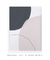 Quadro Decorativo Modern Shapes Navy and Beige- - loja online