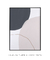 Quadro Decorativo Modern Shapes Navy and Beige- - comprar online