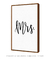 Quadro Decorativo Mrs.