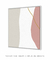 Quadro Decorativo Nuances Minimal Rose e Bege Quadrado - Rachel Moya | Art Studio - Quadros Decorativos