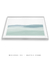 Quadro Decorativo Pinceladas Aquareladas em Azul e Verde Horizontal na internet