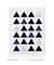 Quadro Decorativo Triângulos Marinho na internet
