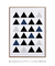 Quadro Decorativo Triângulos Marinho na internet