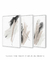 Conjunto com 3 Quadros Decorativos - Soft Minimal Gray Strokes 01 + Soft Minimal Gray Strokes 03 + Soft Minimal Gray Strokes 02 - Rachel Moya | Art Studio - Quadros Decorativos