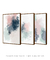 Conjunto com 3 Quadros Decorativos - Abstrato Tons Pastéis I + Abstrato Tons Pastéis II + Abstrato Tons Pastéis III - Rachel Moya | Art Studio - Quadros Decorativos