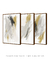 Conjunto com 3 Quadros Decorativos - Soft Minimal Strokes 01 + Soft Minimal Strokes 02 + Soft Minimal Strokes 03 - comprar online