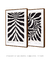Imagem do Conjunto com 2 Quadros Decorativos - Inspirado Matisse Botânico Cut-Outs Noir I + Inspirado Matisse Botânico Cut-Outs Noir II