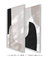 Conjunto com 2 Quadros Decorativos - Modern Shapes Neutral 01 + Modern Shapes Neutral 02 - loja online