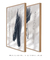 Conjunto com 2 Quadros Decorativos - Soft Minimal Blue Strokes 01 + Soft Minimal Blue Strokes 02 na internet