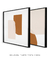 Conjunto com 2 Quadros Decorativos - Balance Minimal Terracota Quadrado + Balance Minimal Terracota 02 Quadrado na internet
