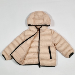 TALLE 18 MESES - CAMPERA ABRIGO ROSA RIBETES GRIS - AKIABARA - comprar online