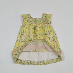 TALLE 12/18 MESES - VESTIDO S/MANGA AMARILLO FLORES - ZARA - comprar online