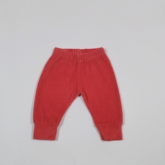 TALLE M ( 3/6 MESES ) - PANTALON PLUSH ROJO - MIMO