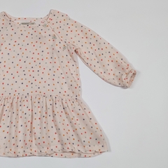 TALLE 12/18 MESES - VESTIDO M/LARGA ROSA ESTRELLAS COLORES - WANAMA - comprar online