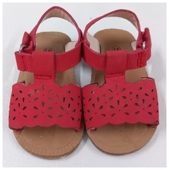 TALLE 18 ( SUELA 12 CM ) - SANDALIAS ROJAS CALADAS - CHEEKY