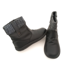 BOTAS CUERINA NEGRA - KICKERS - TALLE 27 - comprar online