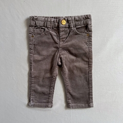 TALLE 3/6 MESES - PANTALON CORDEROY ELASTIZADO GRIS - ZARA