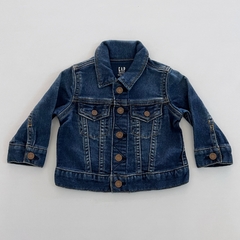 TALLE 6/12 MESES - CAMPERA JEAN ELASTIZADA AZUL - GAP