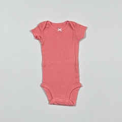 TALLE NB ( 0/3 MESES ) - BODY M/CORTA CORAL - CARTERS