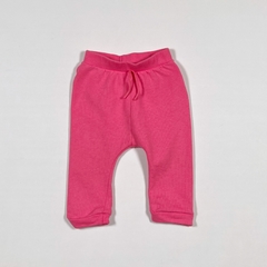 TALLE M (6 MESES ) - PANTALON ALGODON RUSTICO FUCSIA - MINIMIMO