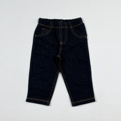 TALLE 9 MESES - PANTALON TIPO JEAN ALGODON RUSTICO AZUL - CARTERS