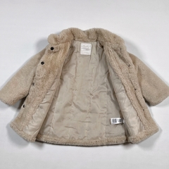 TALLE 2 AÑOS - SACO PELITO FORRADO BEIGE - CHEEKY en internet