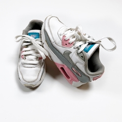 TALLE 28.5 ( SUELA 20 CM ) - ZAPATILLAS AIR MAX BLANCA GRIS Y ROSA - NIKE - comprar online