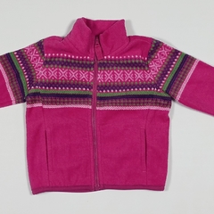 TALLE 9 MESES - CAMPERA POLAR LILA GUARDAS - YAMP - comprar online