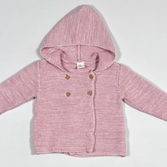 TALLE 12/18 MESES - CAMPERA TEJIDA HILO ROSA MELANGE - H&M - comprar online