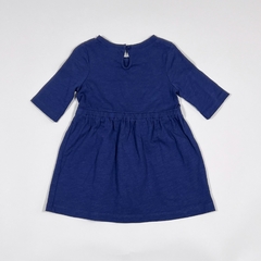 TALLE 18 MESES - VESTIDO ALGODON M/LARGA AZUL- OSH KOSH en internet