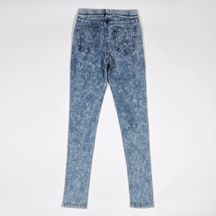 TALLE 11/12 AÑOS - LEGGING JEAN ELASTIZADO NEVADO CELESTE - H&M - comprar online