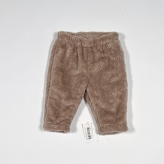 TALLE 6/9 MESES - PANTALON PELITO BEIGE FORRADO ALGODON C/ETIQUETA - CHEEKY